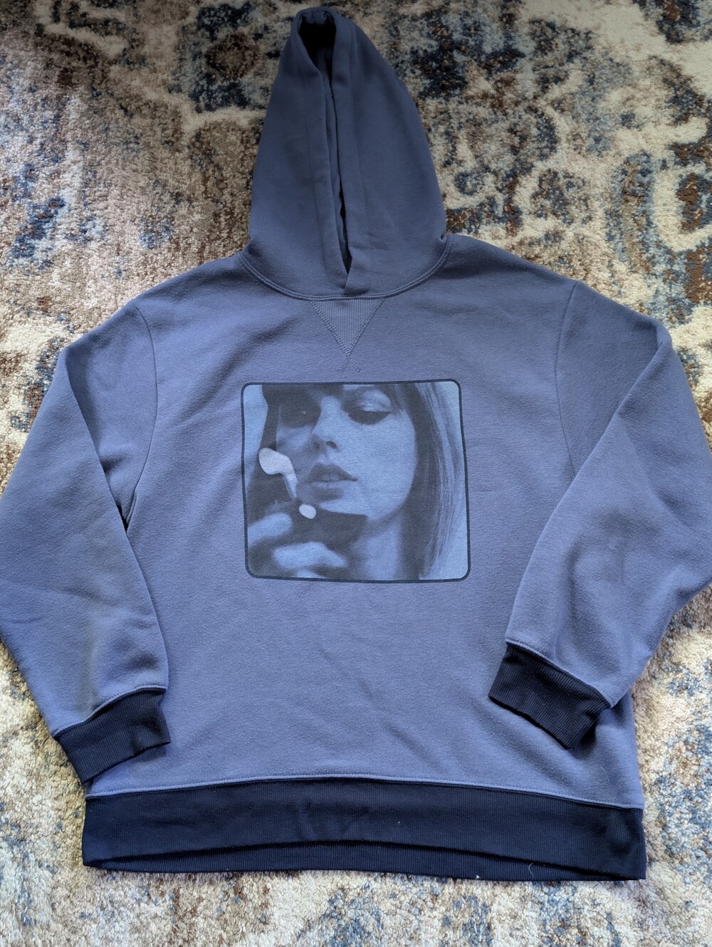 Taylor Swift Midnights Blue Hoodie Sweatshirt M